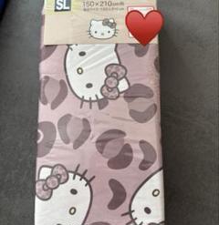 ハローキティ 掛け布団カバー 150×210 cm レオパード　ヒョウ柄