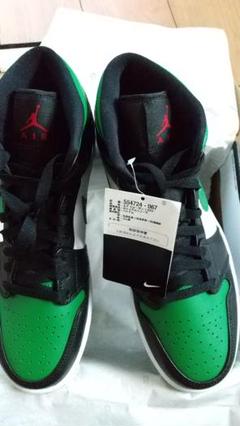 【定価以下】NIKE AIR JORDAN 1 MID GREEN