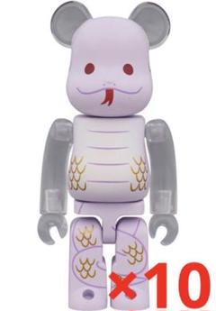 BE@RBRICK 干支 巳 100％ ベアブリック 10個セット 新品未未開封のサムネイル