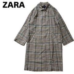 【未使用級✨】niuhans チェスターコート カシミヤ キャメルベージュ 1 週末セール中】未使用 ZARA ザラ チェック柄 トレンチ ステン