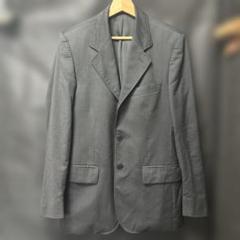 Agnes b homme グレー ストライプ テーラードジャケット 3B