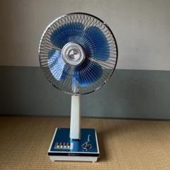 東芝　扇風機　昭和レトロ　アンティークブルー　（可動品） 動作確認済】レトロ 東芝 扇風機 DF-30W 昭和 スカイブルー