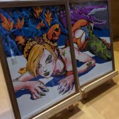 ジョジョ 空条徐倫 公式カラフルファンタジーアート 2枚組 jojo展限定