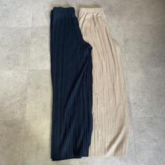 UNIQLO プリーツストレートパンツ　セット