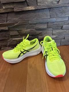 【中古】asics マジックスピード４　メンズ26.5 ワイド　イエロー 中古】asics マジックスピード4 メンズ26.5 ワイド イエロー