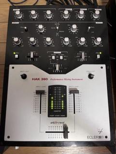 希少なecler HAK 360パフォーマンスミキサー 中古品】ECLER/DJミキサー/HAK360 -DJ機材アナログレコード専門