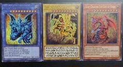 【良番】遊戯王　三幻神　ステンレス　　シリアルNo.100番台　No.131 遊戯王「三幻神」スペシャルカードセット(ステンレス製)【抽選