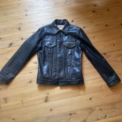 Levi's 70505 ブラックレザージャケット M Levi's 70505 ブラックレザージャケット M - メルカリ