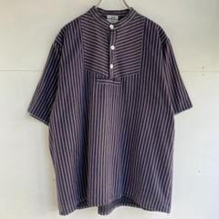 ユーロ フィッシャーマンシャツ 半袖 ワークシャツ ヴィンテージ ヨーロッパ古着