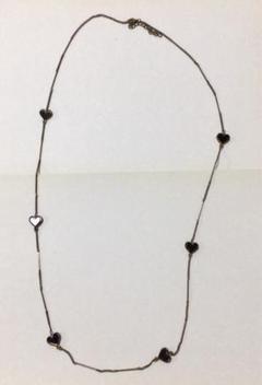 未使用ハート型チャーム ロングネックレス
