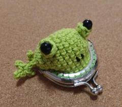 ✽ハンドメイド✽手編み がま口 あみぐるみ お猿さんメガネポーチ 虹カエルちゃん 2025年最新】かえるがま口の人気アイテム - メルカリ