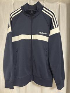 adidas トラックジャケット　ネイビー×ホワイト 2025年最新】adidas トラックジャケット ネイビー ホワイトの