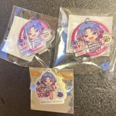 18trip 夜半子タろ ラウンドワンコラボ　クリップ　特典ステッカー　セット