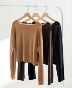 【新品】rihka/リーカ　sheer knit pull over sheer knit pull over / freckle | rihka