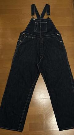 ザリアルマッコイズ　オーバーオール　サイズ34 SALT AND PEPPER CHAMBRAY BIB OVERALL