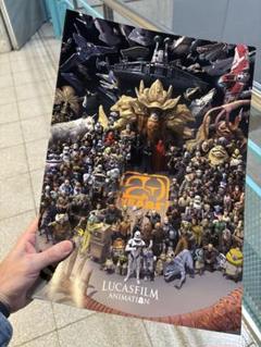 スターウォーズ ルーカスフィルムアニメーション 20周年ポスター