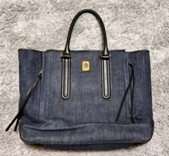DIESEL　ディーゼル　トートバッグ　デニム　A4サイズ　レザーのサムネイル