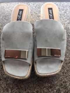 mamama様専用【美品】sergio rossi エスパサンダル 38サイズ