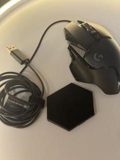 Logitech USBマウス 重り付きパッド付き