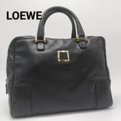 極美品✨ロエベ　ハンドバッグ　ブラック　黒 極美品✨ロエベ トートバッグ レザー ブラック 黒 - メルカリ