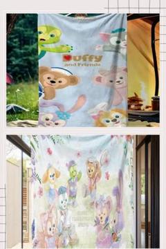 ダッフィー&フレンズブランケット 約140x190cm Amazon｜ダッフィーフレンズ 毛布 ブランケット 掛け毛布