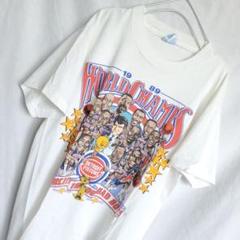 90sヴィンテージ　USA製　NBAデトロイトピストンズ選手 優勝 Tシャツ白