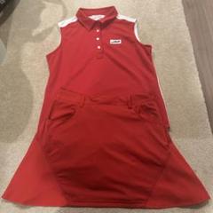 JUN & ROPE レッド スリーブレスドレス　ジュン　ロペ　M