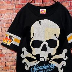 AM GRAND SLAM Corp.　ワッペン　ブラック　半袖Tシャツ　S