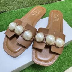 新品✨ZARA パンプス 36 フェイクパール サンダル クリア 新品✨ZARA パンプス 36 フェイクパール サンダル クリア - メルカリ