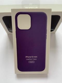 希少 超美品 iPhone 13 mini 256GB 純正レザーカバー付き