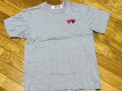 プレイコムデギャルソン　メンズ　Tシャツ　グレー　Lサイズ　ハート