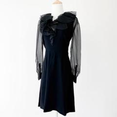 valentino♡ヴァレンティノ　ファーストライン　濃紺　ワンピース　38 valentino♡ヴァレンティノ ファーストライン 濃紺 ワンピース