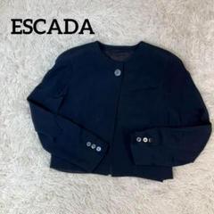 Escada エスカーダスポーツ　素敵なジャケット　濃紺　裏付き　40 ESCADA(エスカーダ) ジャケット サイズ40 XL レディース - 黒