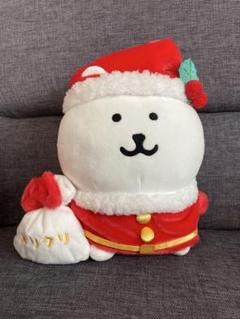 ナガノ　サンタなナガノのくま マスコット　クリスマス　お顔厳選　３点セット ナガノマーケット サンタなナガノのくまぬいぐるみ | ナガノ