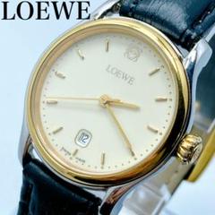 160 LOEWE ロエベ　マドリード　1846 ラウンド　デイト　腕時計 160 LOEWE ロエベ マドリード 1846 ラウンド デイト 腕時計