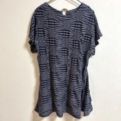 TELVIAN トレビアン 総柄チュニック トップス　M L ゆるだぼ　ゆったり