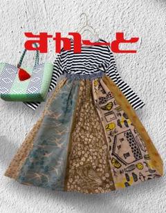 鳥獣戯画　柿渋染め  古布風呂敷　ハンドメイド chojyu_futar.jpg