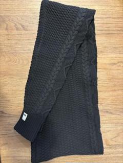 SSZ BEAMS PROST ツチノコ NAVY アラン ニット ストール SSZ BEAMS PROST ツチノコ NAVY アラン ニット ストール