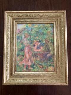 100%正規品 大型複製画】ルノアール「印象派」精巧な美術複製絵画（額寸87 絵画