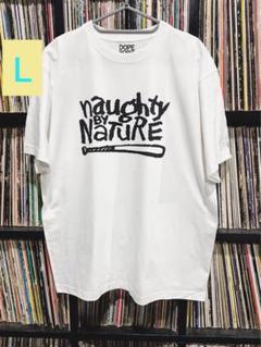 期間限定セール【新品】naughty by Nature Tシャツ Lホワイト