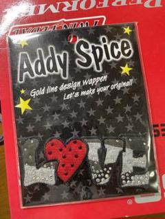 平成 Addy Spice LOVE ワッペン