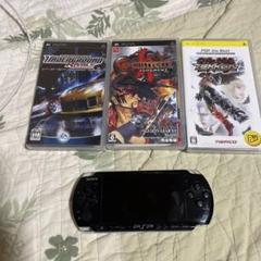PSP本体ジャンク品とゲームソフト3本セット - メルカリ