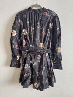 赤 花柄 長袖 ワンピース　オールセインツ allsaints セール】LUNA KANESHON DRESS | LUNA カーネーション ドレス