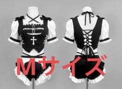 正規品　新品　DimMoire　十字の誓いスイムウェア　黒×白　L　地雷系 正規品 新品 DimMoire 十字の誓いスイムウェア 黒×白 L 地雷系