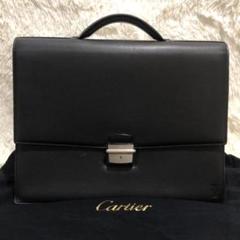 【美品希少】カルティエ ブリーフケース ビジネスバッグ マストライン A4 収納 美品/A4可】Cartier カルティエ ビジネスバッグ ブリーフケース