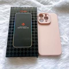 iPhone 15 Pro Max ケース シリコン6.7インチ(ピンク)