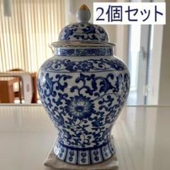 新品 シノワズリ ジンジャージャー 飾り壺 花瓶 インテリア 風水 b 楽天市場】THE-SECRET-GARDEN Blue & White ミニ ジンジャー