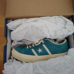 コンバース　CONVERSE STAR＆BARS ターコイズ スニーカーのサムネイル