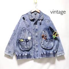 一点物【HONG KONG】vintage/ビッグシルエット/デニムジャケット