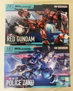HG 赤いガンダム（完品） 軍警ザク 2機セット GQ - メルカリ